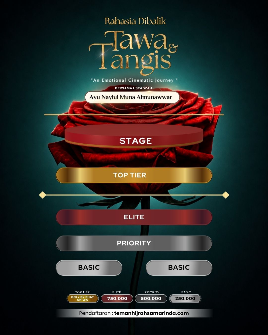 Layout Stage Rahasia Dibalik Tawa & Tangis